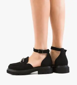 Pantofi casual Corema Negri imagine