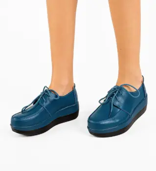 Pantofi Casual Creamt Albastri imagine