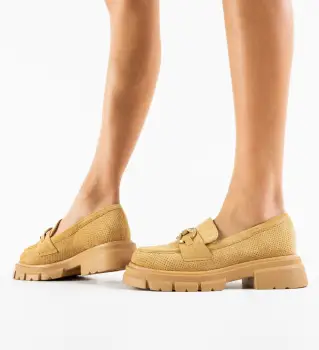 Pantofi casual Dafa Bej imagine