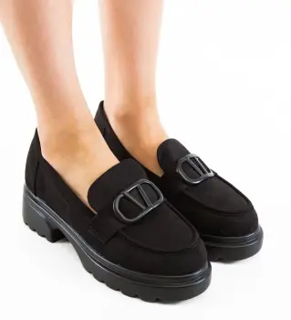 Pantofi casual dama Akon Negri 2 imagine