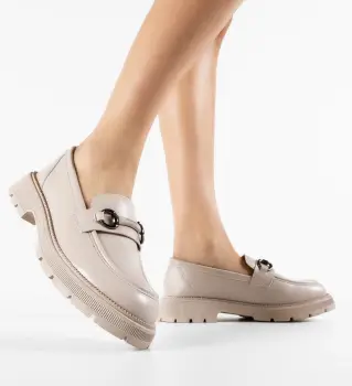 Pantofi casual dama Amazon Bej imagine