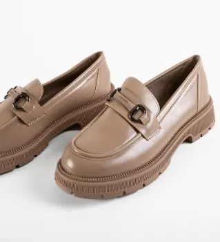 Pantofi casual dama Amazon Nude imagine