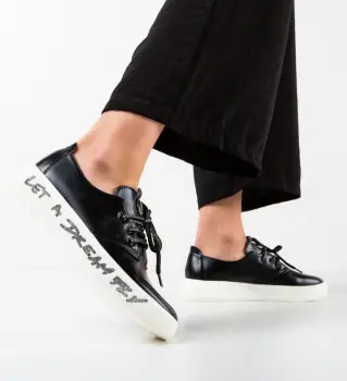 Pantofi casual dama Balmas Negri imagine