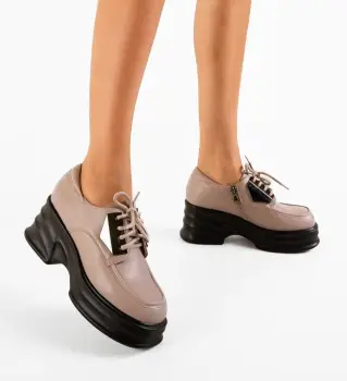 Pantofi casual dama Barteon Gri imagine