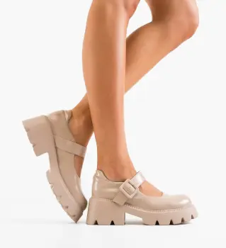 Pantofi Casual dama Bokfa Nude imagine