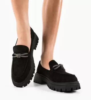 Pantofi Casual dama Bovra Negri imagine