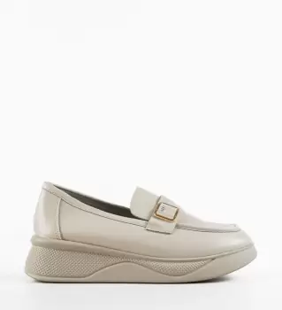 Pantofi casual dama Catlyn Bej imagine