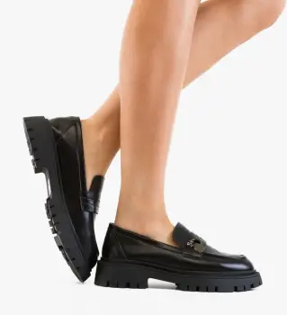 Pantofi casual dama Dufren Negri 2 imagine