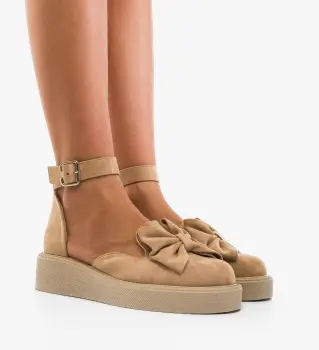 Pantofi Casual dama Elona Bej imagine