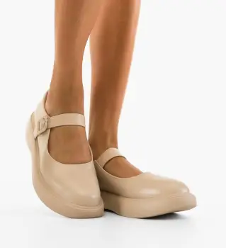 Pantofi Casual dama Eomer Bej imagine