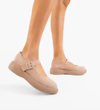 Pantofi Casual dama Eowin Bej imagine