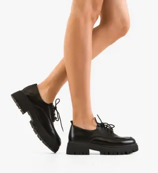 Pantofi Casual dama Excelsior Negri 2 imagine