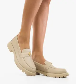 Pantofi casual dama Fosere Bej imagine