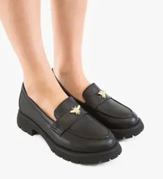 Pantofi casual dama Fosere Negri imagine