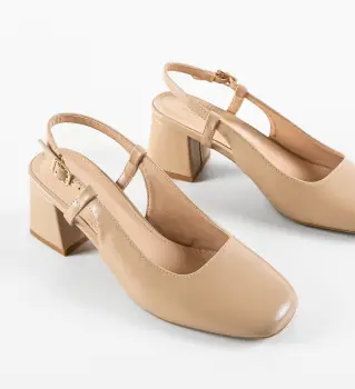 Pantofi casual dama Fraser Bej imagine