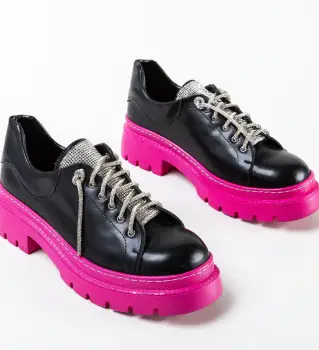 Pantofi casual dama Friday Negri 4 imagine