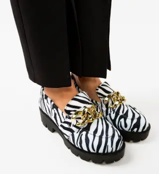 Pantofi Casual dama Gely Zebra imagine