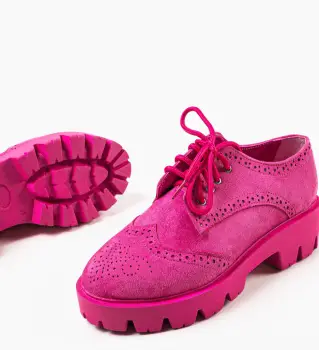 Pantofi Casual dama Gomine Fuchsia imagine