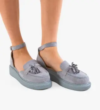 Pantofi Casual dama Hagge Albastri imagine