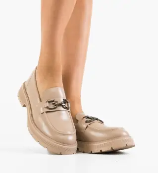 Pantofi Casual dama Helios Bej imagine
