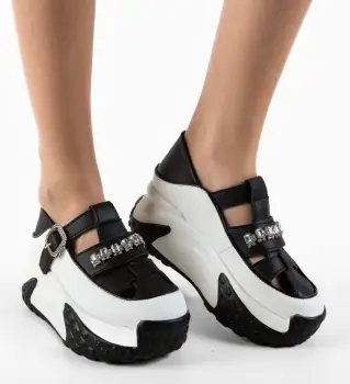 Pantofi Casual dama Hobart Negri imagine