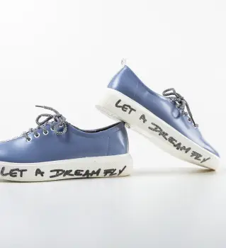 Pantofi casual dama Honga Albastri imagine