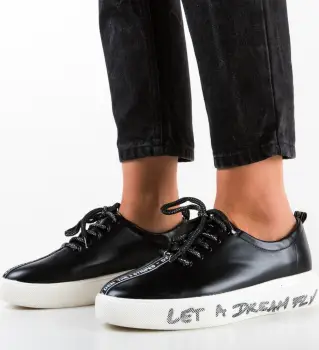 Pantofi casual dama Honga Negri imagine