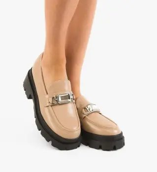 Pantofi Casual dama Kajus Khaki imagine