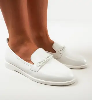 Pantofi casual dama Kalanz Albi imagine