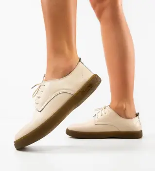 Pantofi casual dama Lactose Bej imagine