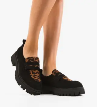 Pantofi Casual dama Laje Negri imagine