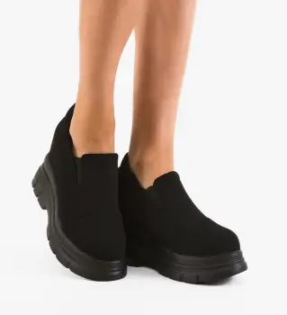 Pantofi Casual dama Lamzay Negri imagine