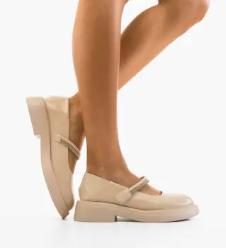 Pantofi Casual dama Maeve Bej 2 imagine