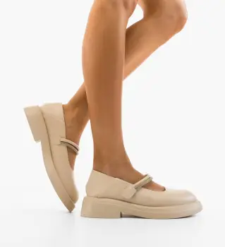 Pantofi Casual dama Maeve Bej imagine