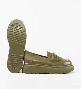 Pantofi casual dama Mandarye Verzi imagine