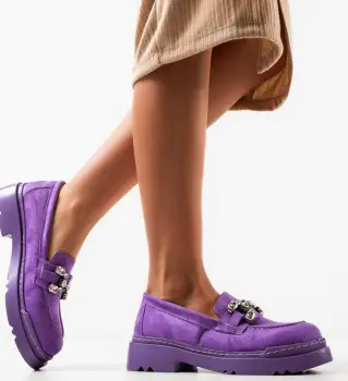 Pantofi Casual dama Maraya Mov imagine