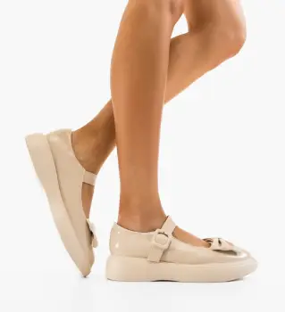 Pantofi Casual dama Melkior Bej imagine