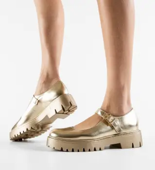 Pantofi casual dama Mersey Aurii imagine