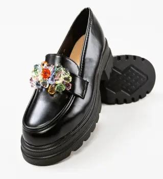 Pantofi casual dama Miska Negri imagine