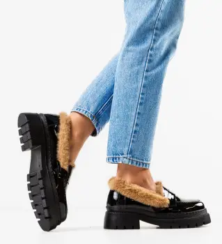 Pantofi casual dama Monday Negri imagine