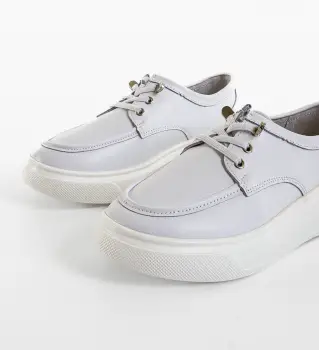 Pantofi Casual dama Naenia Albi imagine