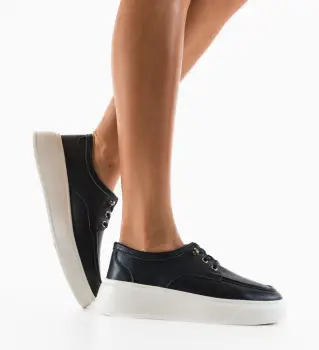 Pantofi Casual dama Naenia Bleumarin imagine