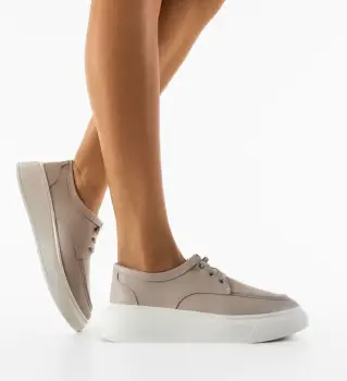 Pantofi Casual dama Naenia Gri imagine