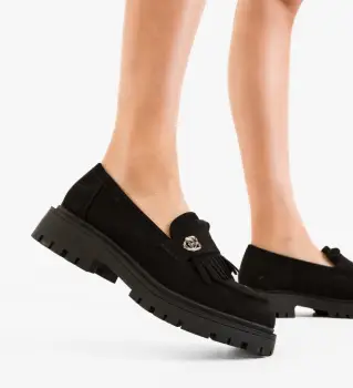 Pantofi Casual dama Obyne Negri imagine