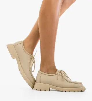 Pantofi casual dama Palome Bej imagine