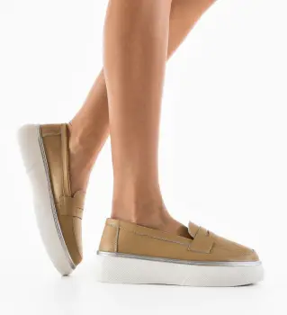 Pantofi Casual dama Prossy Bej imagine