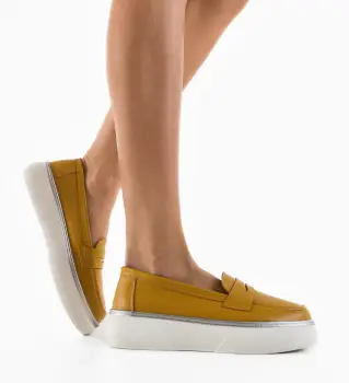 Pantofi Casual dama Prossy Galbeni imagine