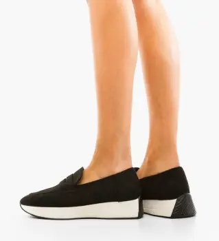 Pantofi casual dama Rose Negri imagine