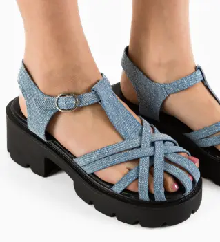 Pantofi Casual dama Samsuna Albastri imagine