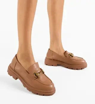 Pantofi Casual dama Sashi Bej imagine